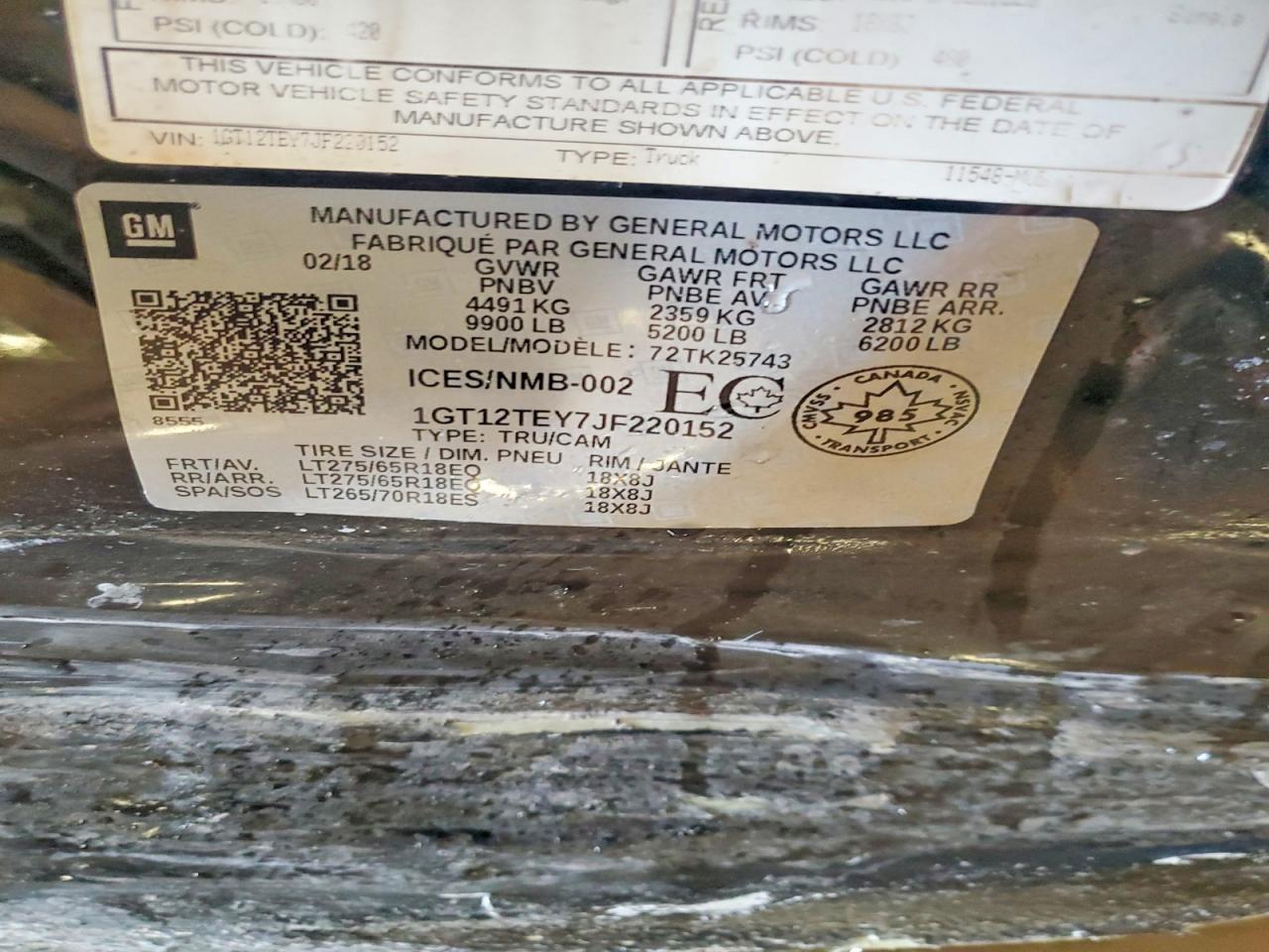 2018 GMC Sierra K2500 slt