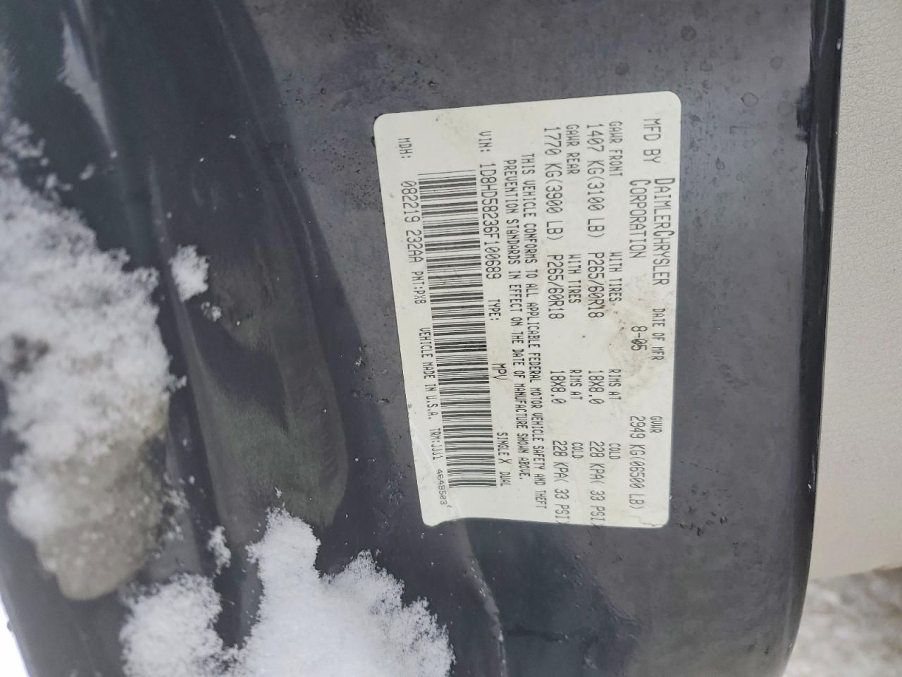 2006 Dodge Durango Limited