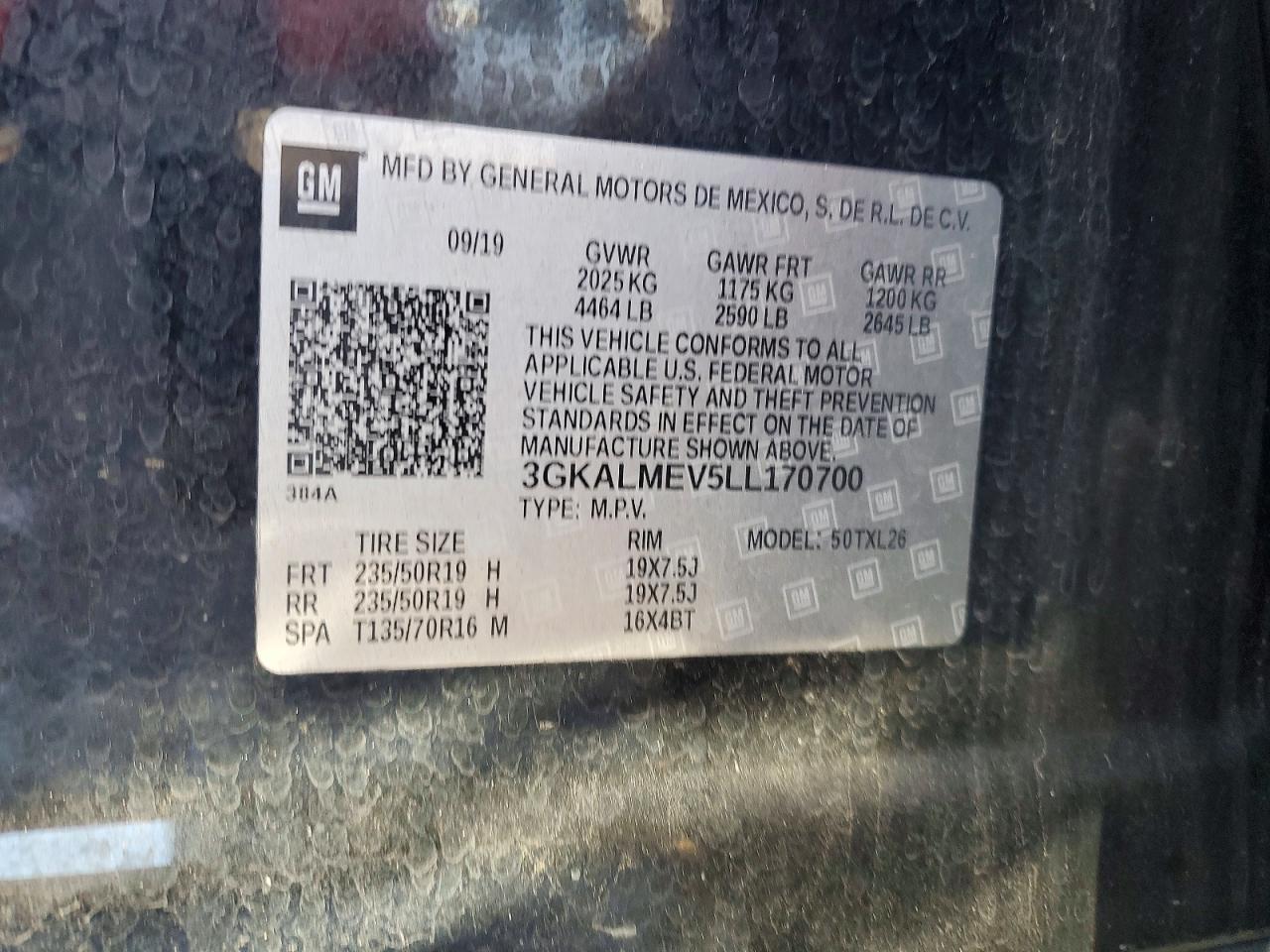 2020 GMC Terrain sle
