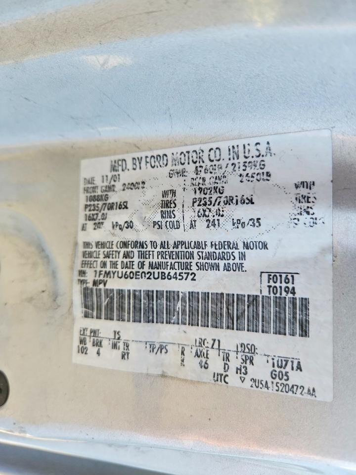 2002 Ford Explorer Sport