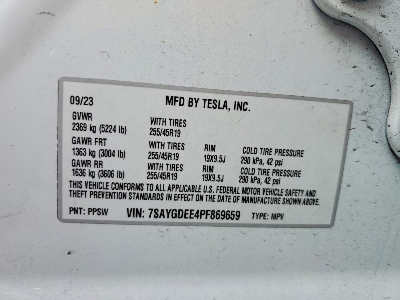 2023 Tesla Model y