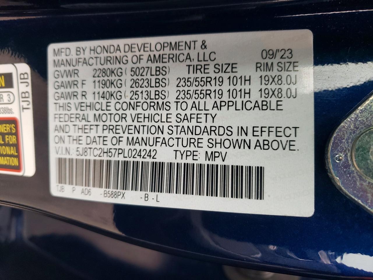 2023 Acura Rdx Technology