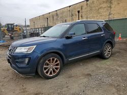 Ford Explorer Limited salvage cars for sale: 2016 Ford Explorer Limited