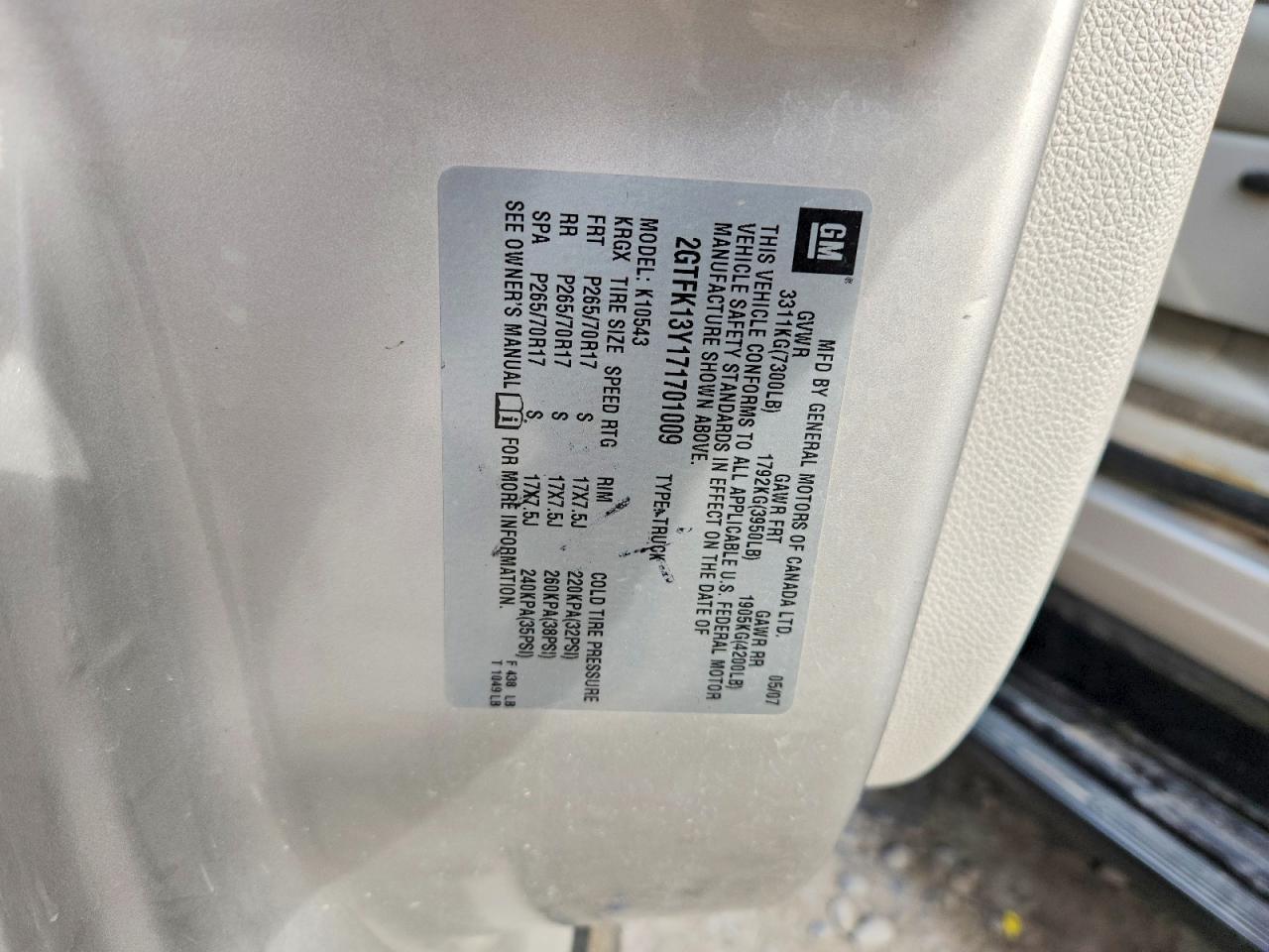 2007 GMC New Sierra K1500