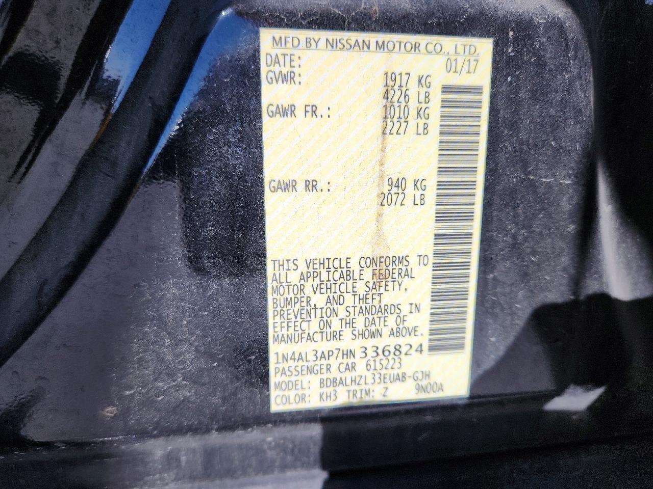 2017 Nissan Altima 2.5