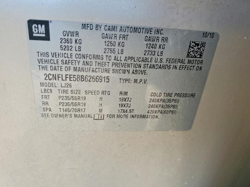 2011 Chevrolet Equinox ltz