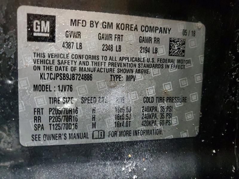 2018 Chevrolet Trax 1LT