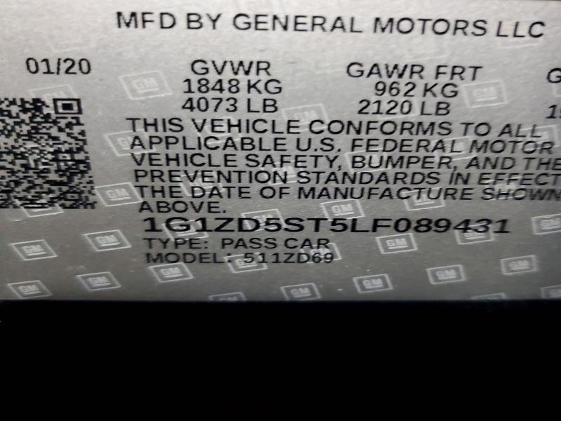 2020 Chevrolet Malibu lt