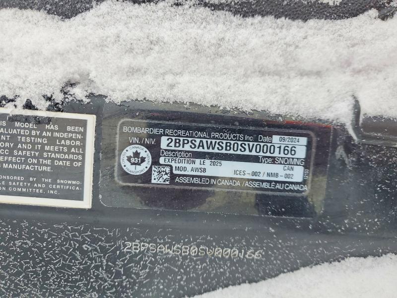 2025 Skidoo Expedition se 900 t