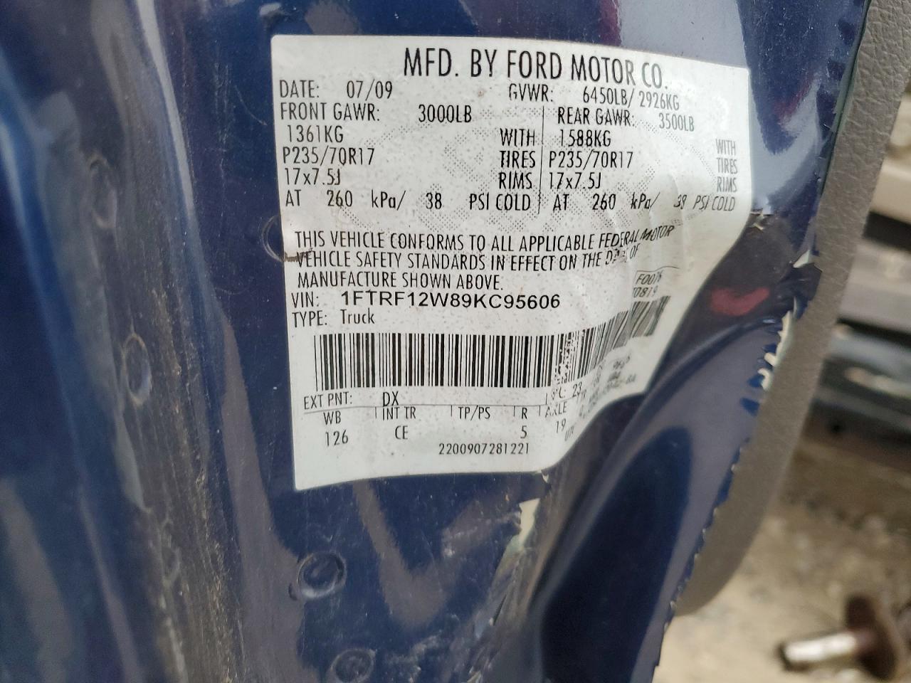 2009 Ford F150