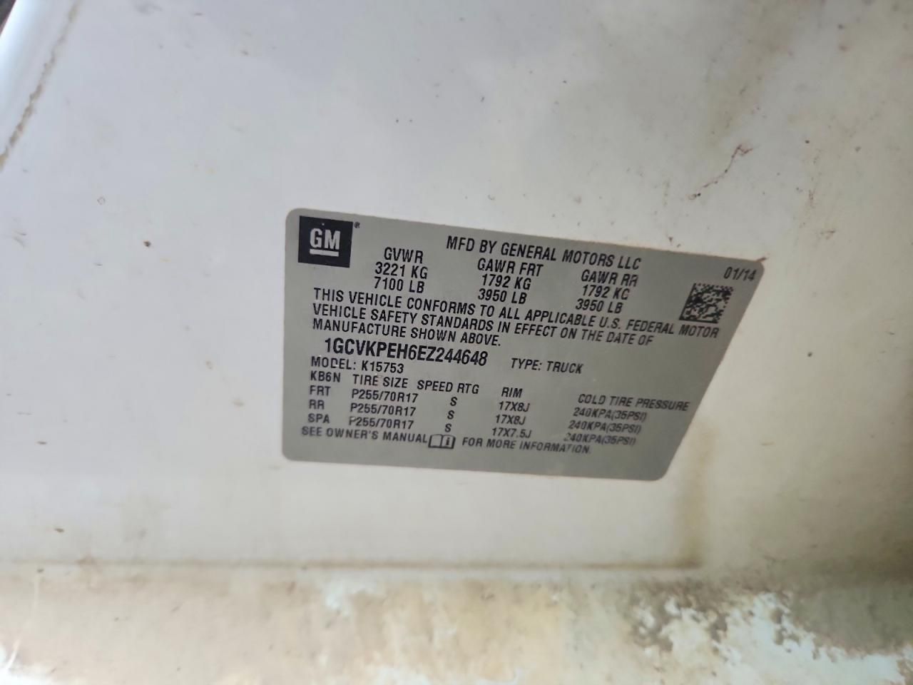 2014 Chevrolet Silverado K1500