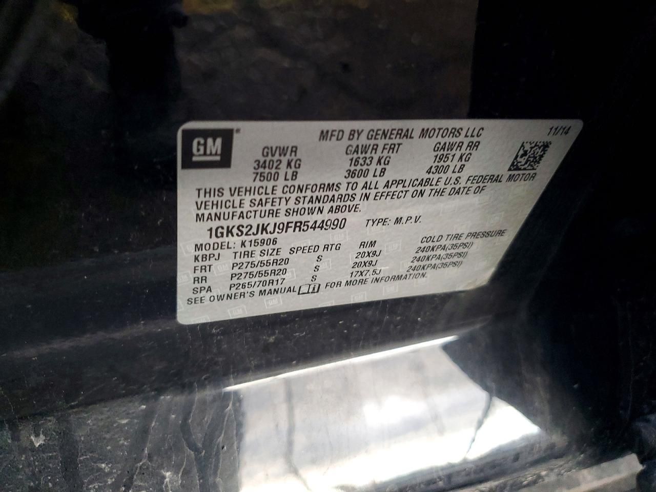 2015 GMC Yukon xl Denali