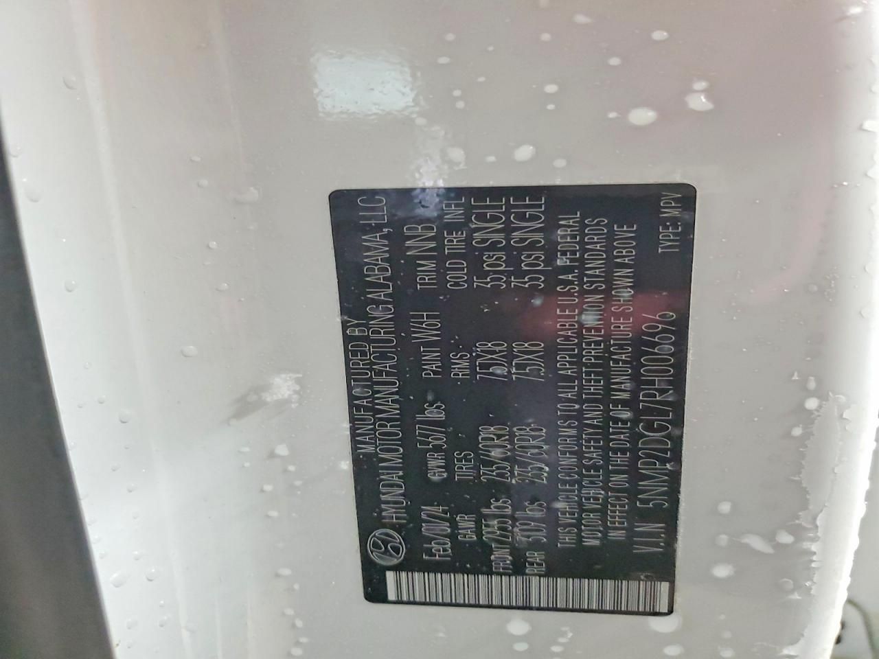 2024 Hyundai Santa fe sel