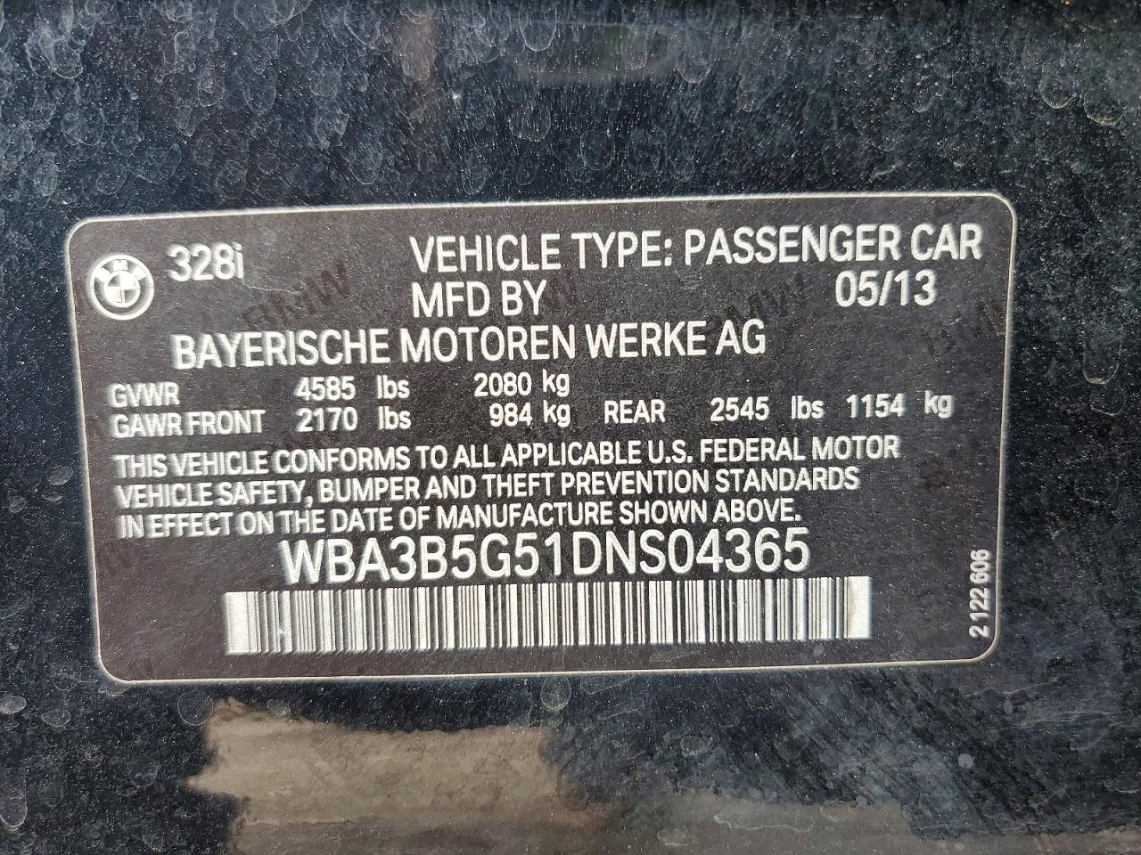 2013 BMW 328 xi Sulev