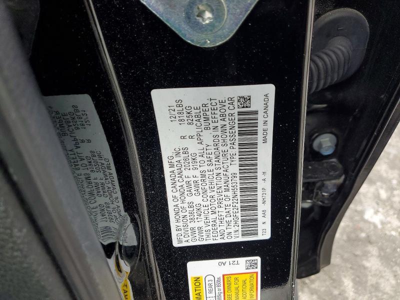 2022 Honda Civic lx
