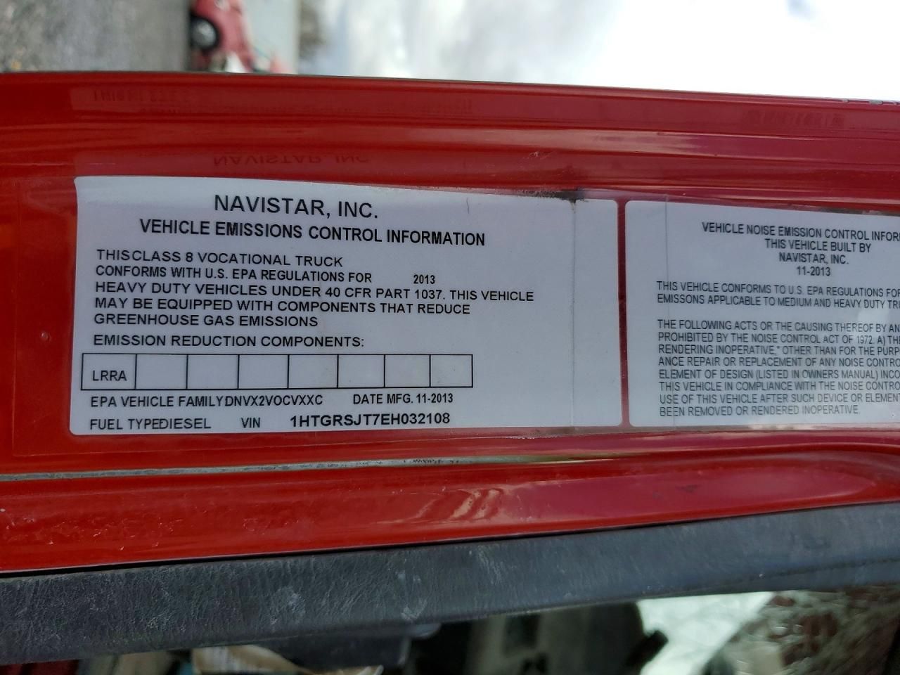 2014 International 7600 Ready MIX Truck