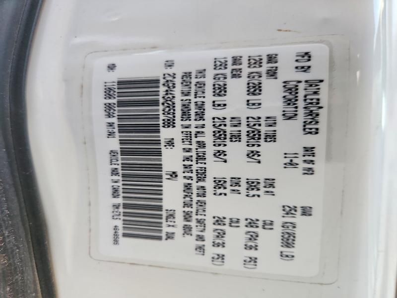 2002 Chrysler Town & Country lx