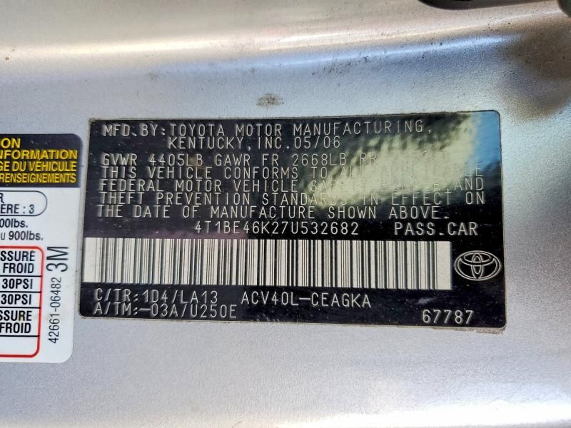 2007 Toyota Camry ce