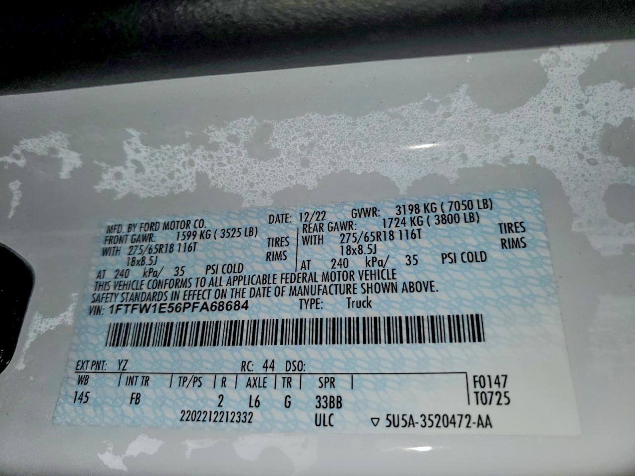 2023 Ford F150 Supercrew