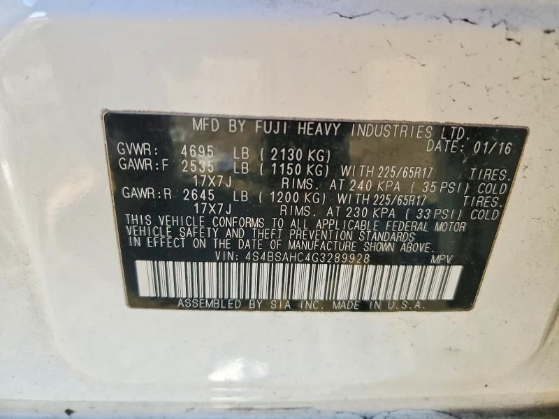 2016 Subaru Outback 2.5i Premium