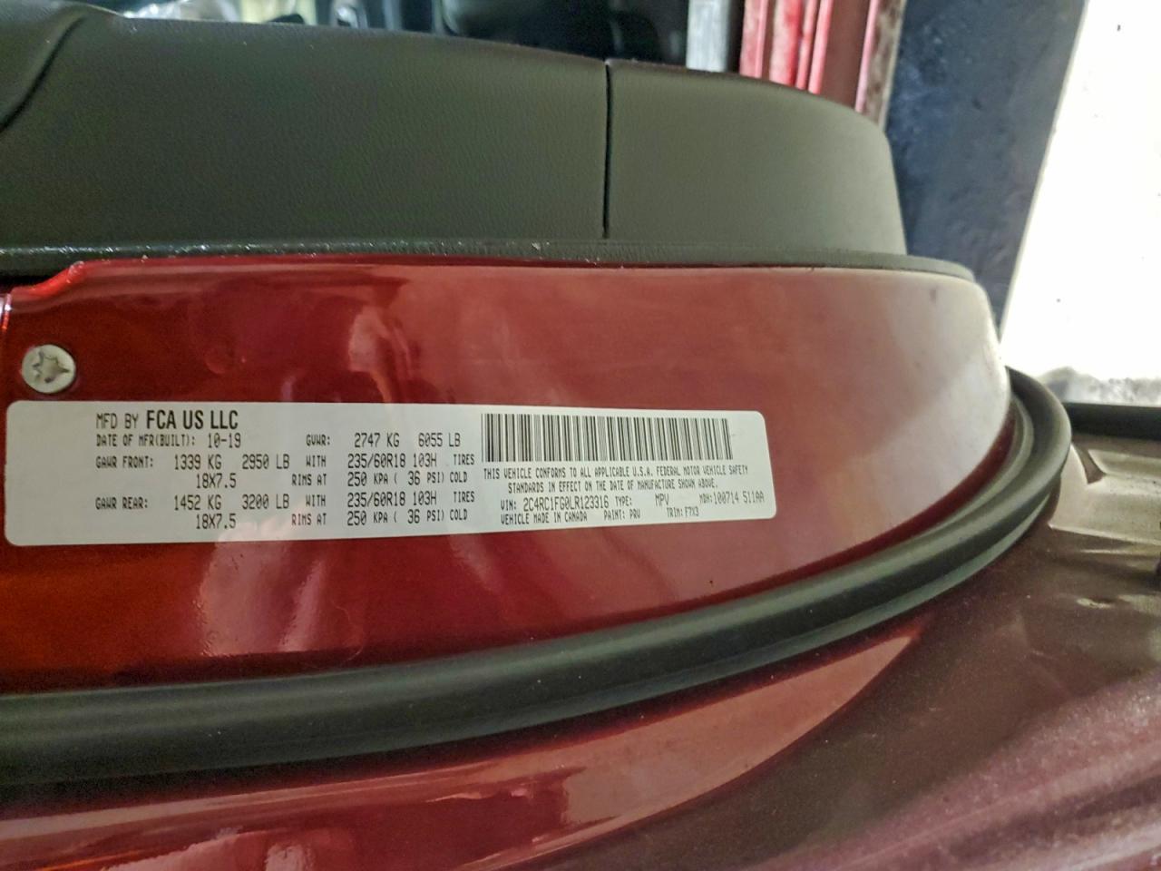 2020 Chrysler Pacifica Touring