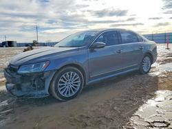Salvage cars for sale from Copart Andrews, TX: 2017 Volkswagen Passat se