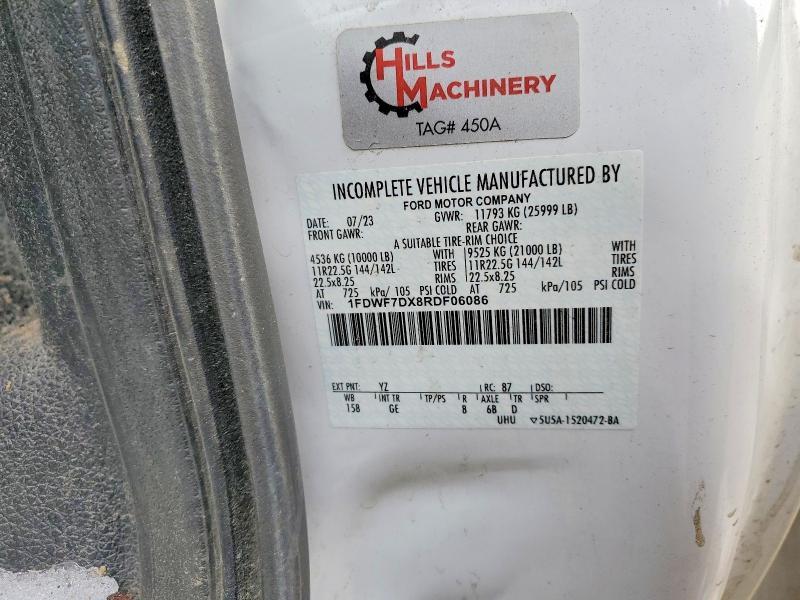 2024 Ford F750 Super Duty Utility / Service Truck