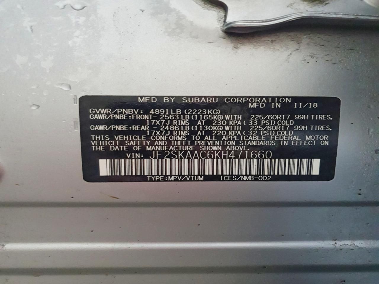 2019 Subaru Forester