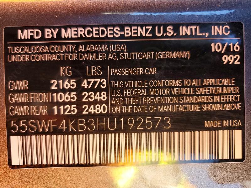 2017 Mercedes-Benz C 300 4matic