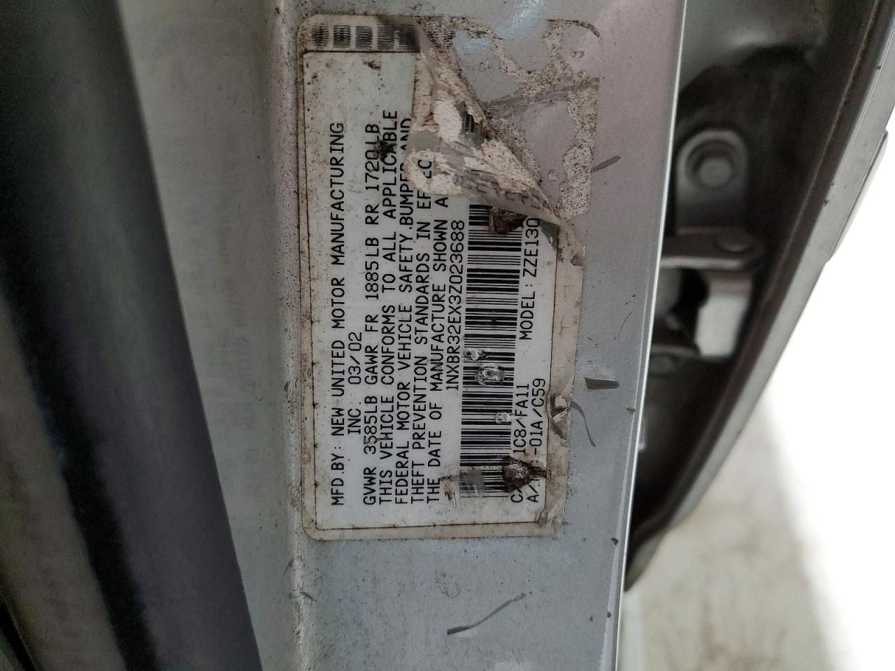 2003 Toyota Corolla ce