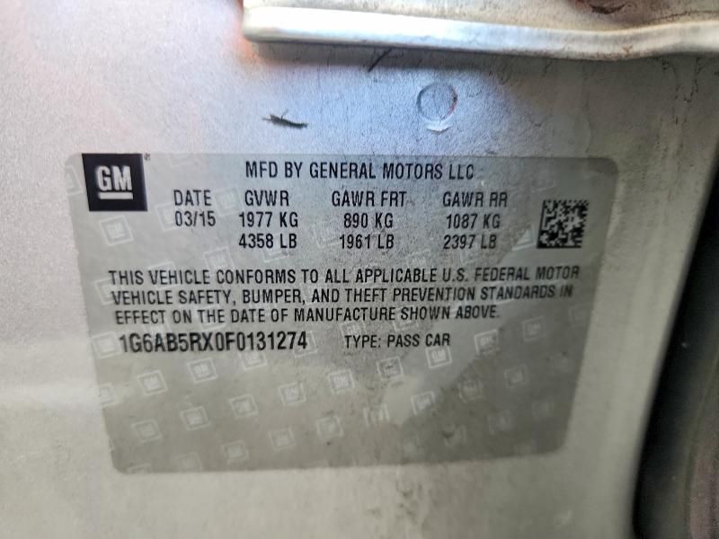 2015 Cadillac Ats Luxury