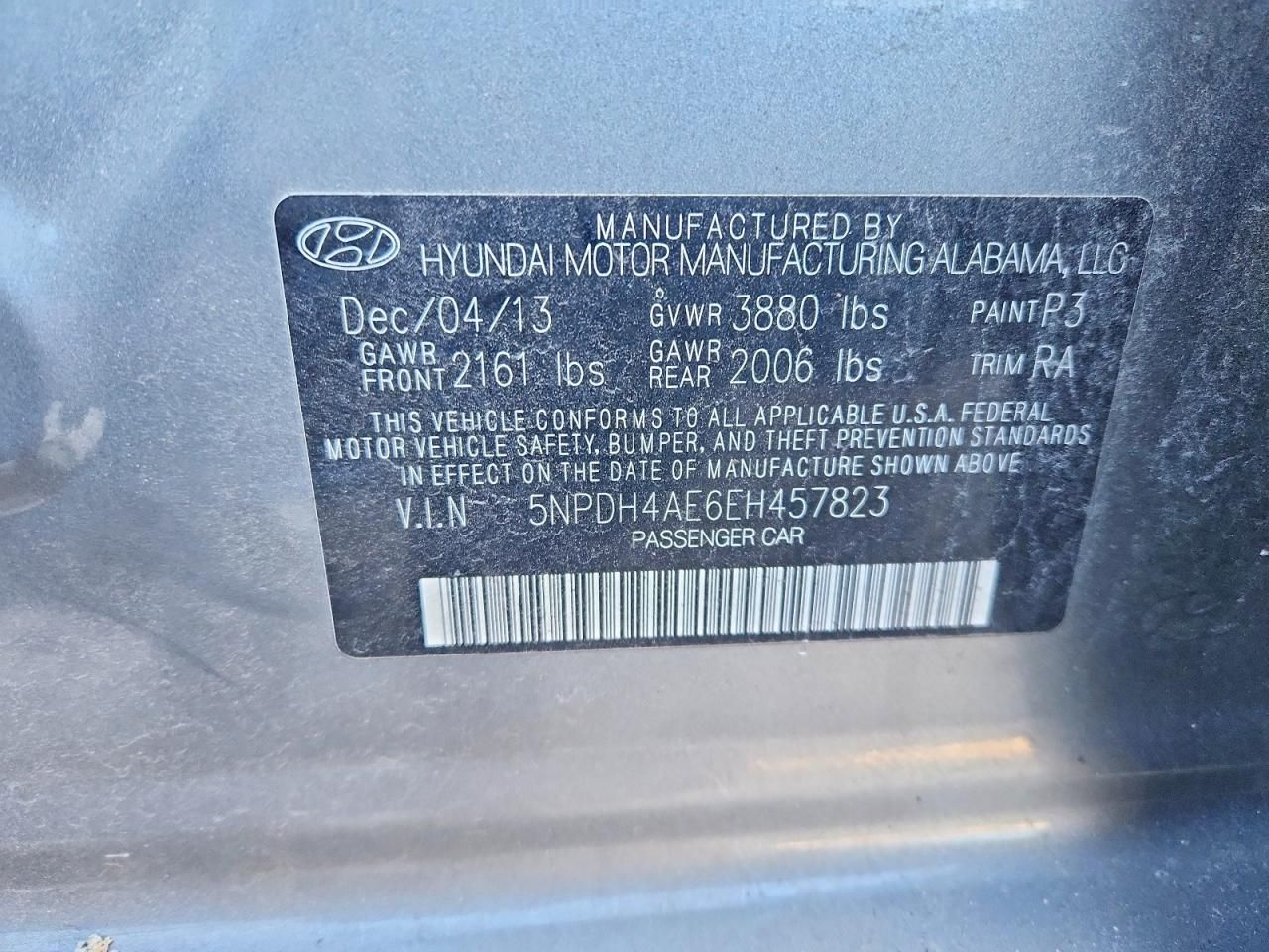 2014 Hyundai Elantra se