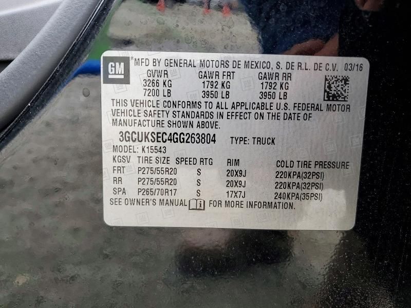 2016 Chevrolet Silverado K1500 ltz