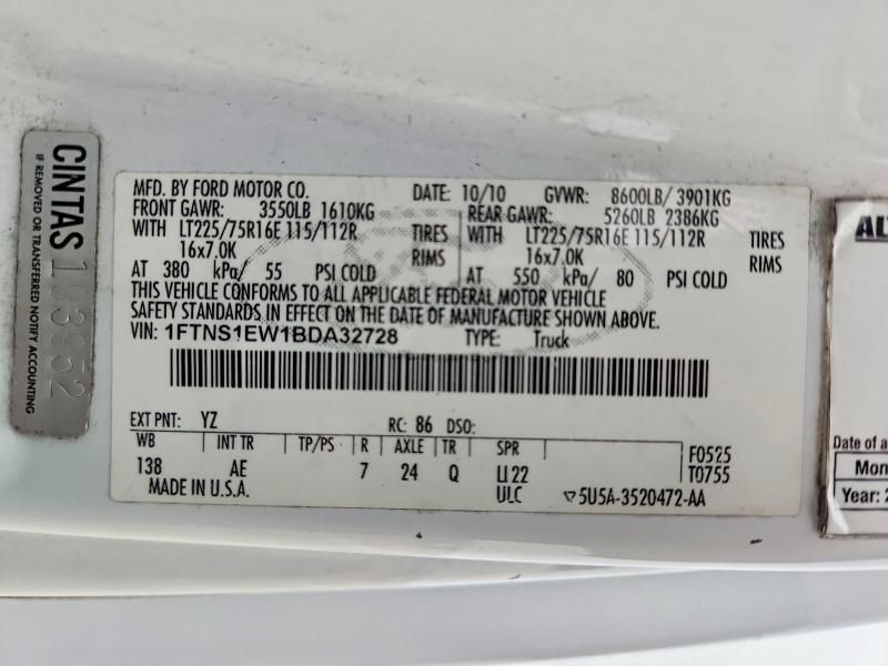 2011 Ford Econoline E150 van