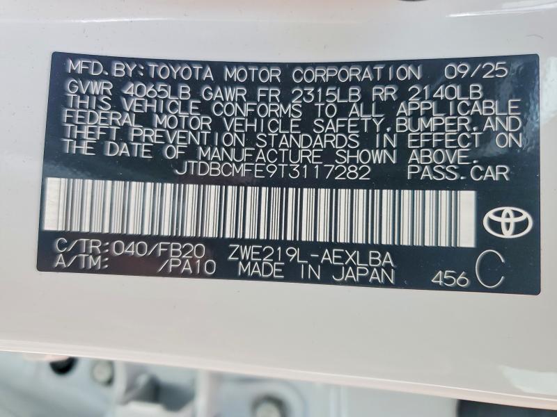 2026 Toyota Corolla le