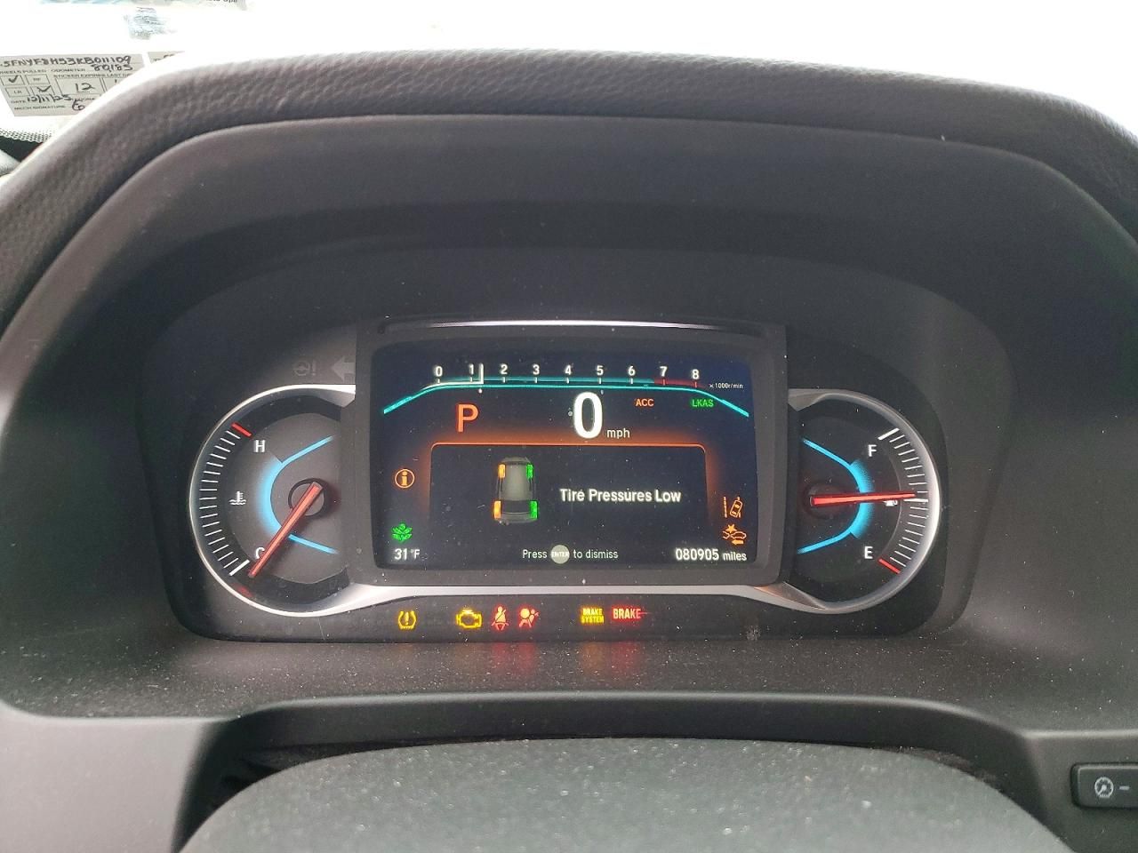 2019 Honda Passport exl