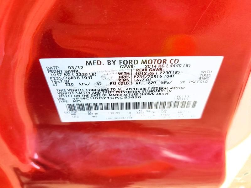 2012 Ford Escape xlt