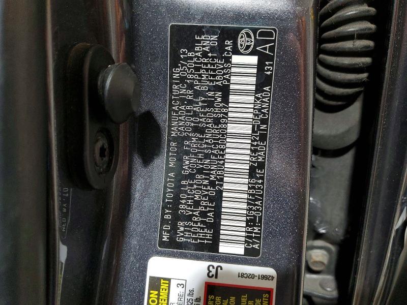 2013 Toyota Corolla Base