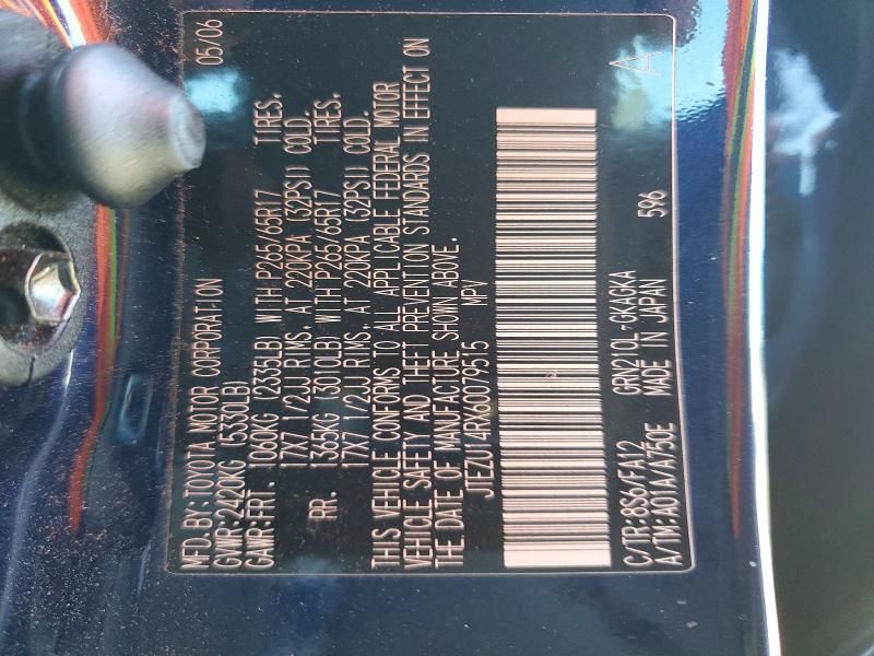 2006 Toyota 4runner SR5