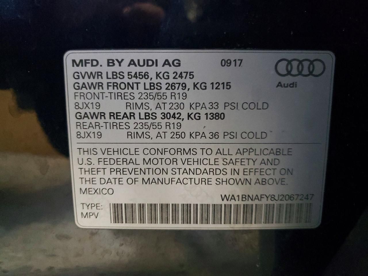 2018 Audi Q5 Premium Plus