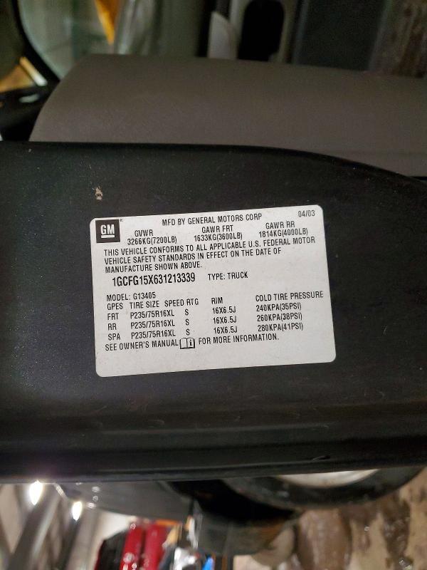2003 Chevrolet Express G1500 Delivery van
