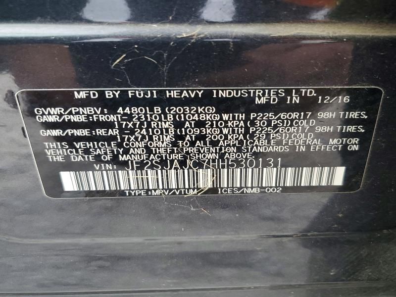 2017 Subaru Forester 2.5i Limited