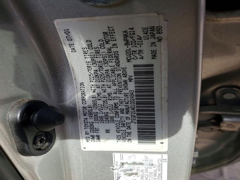 2001 Toyota Highlander