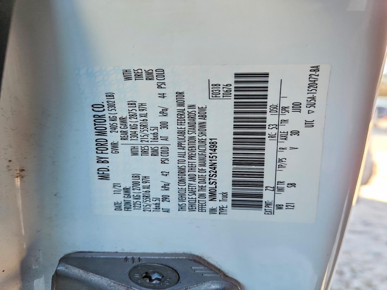 2022 Ford Transit Connect xl