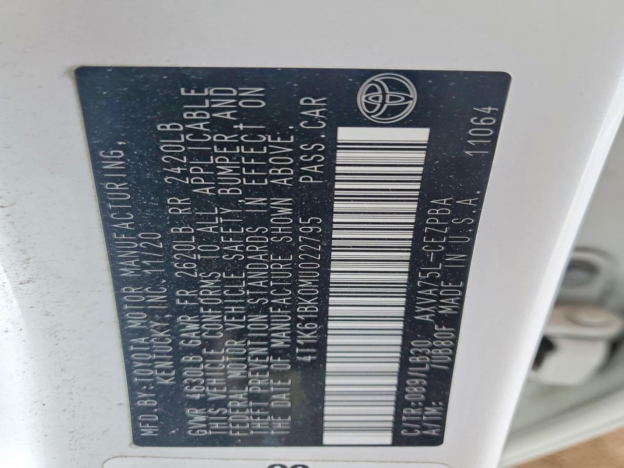 2021 Toyota Camry xse