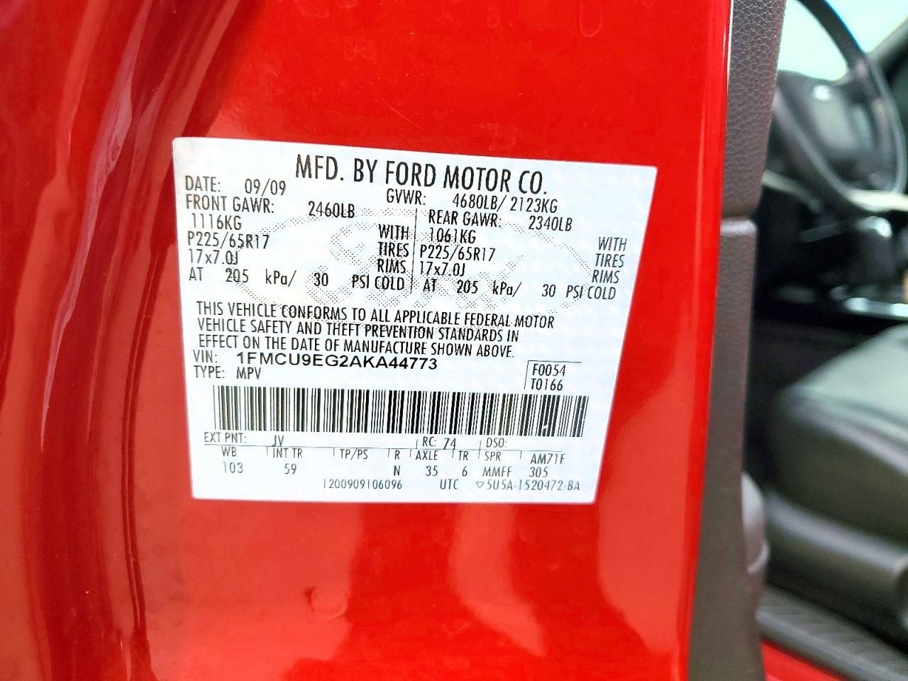 2010 Ford Escape Limited