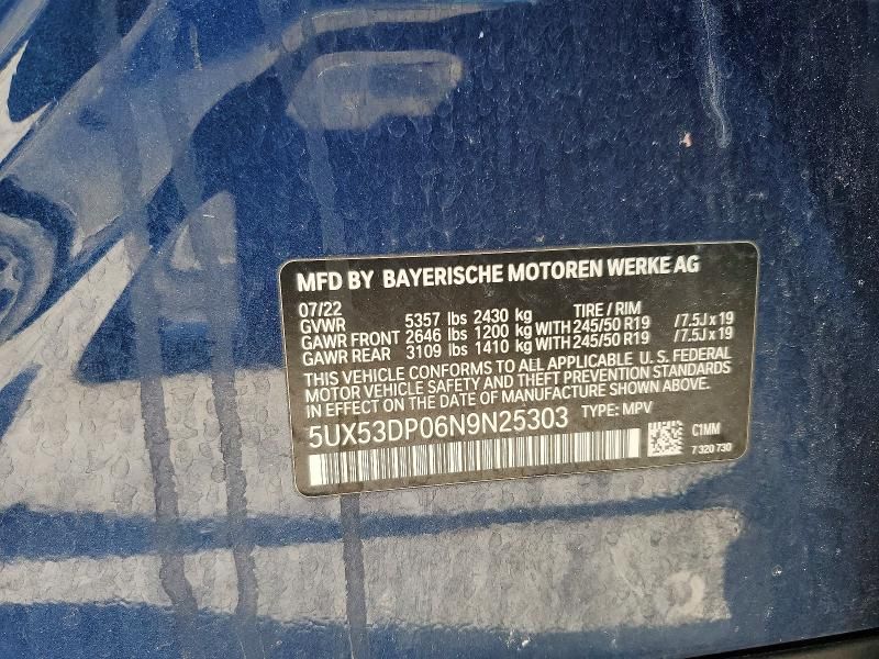 2022 BMW X3 Xdrive30i