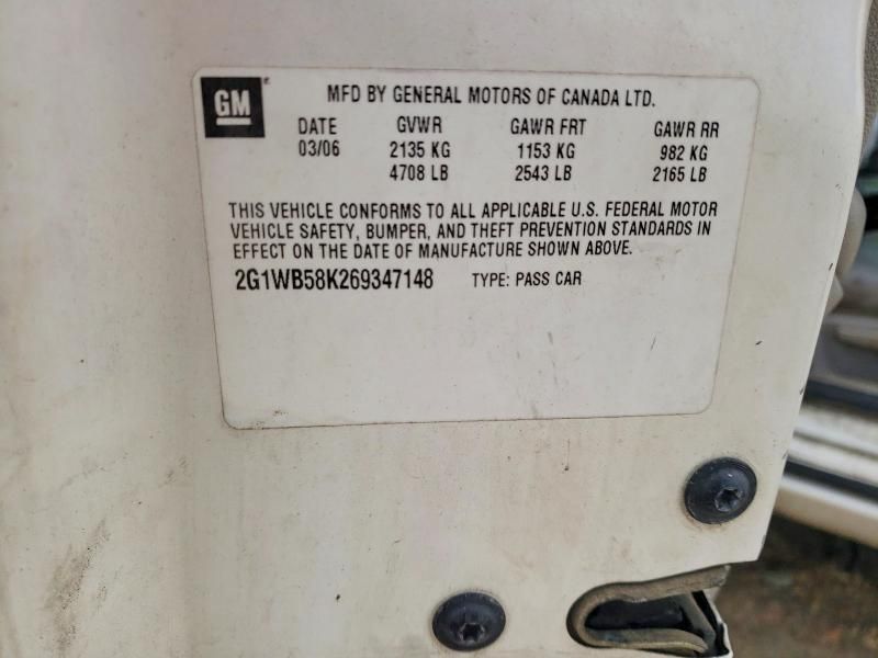 2006 Chevrolet Impala ls