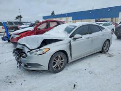Ford salvage cars for sale: 2018 Ford Fusion se