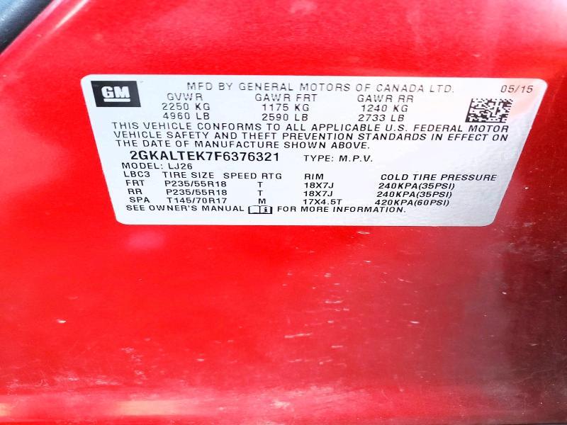 2015 GMC Terrain slt